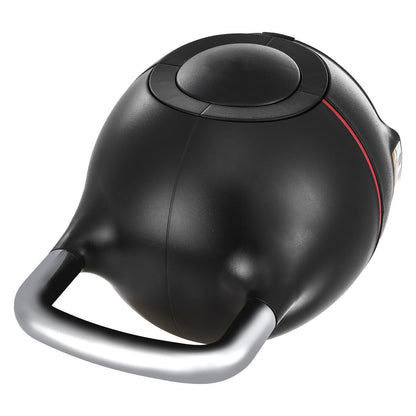 Adjustable Kettlebell with 7 Weight Options (5, 11.5, 18, 24.5, 31, 37.5, 44 Lbs), Crafted from Die-Cast Aluminum and ABS, Ideal for Grip Strength, Full-Body Exercise, and Cross-Training